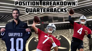 We back!!! Position Breakdown: Quarterbacks ft BigMikeRaider!
