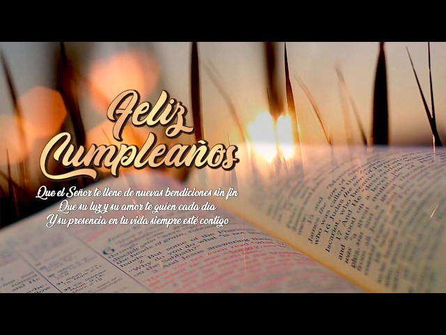 FELIZ CUMPLEAÑOS CRISTIANO, Canción Cristiana de feliz cumpleaños