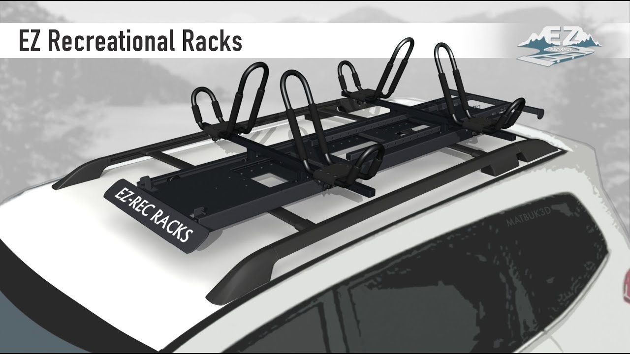 Ez Recrack One Person Kayak Loading System Youtube