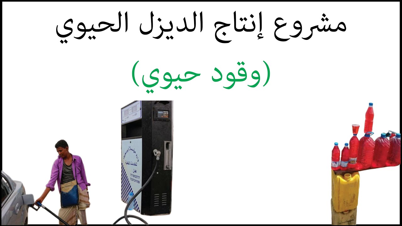 مشروع إنتاج الديزل الحيوي | وقود حيوي بديل عن الديزل العادي