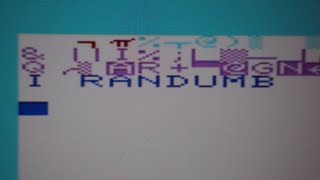 Commodore 1 Million Random CHR Test - VIC 20 VS C64