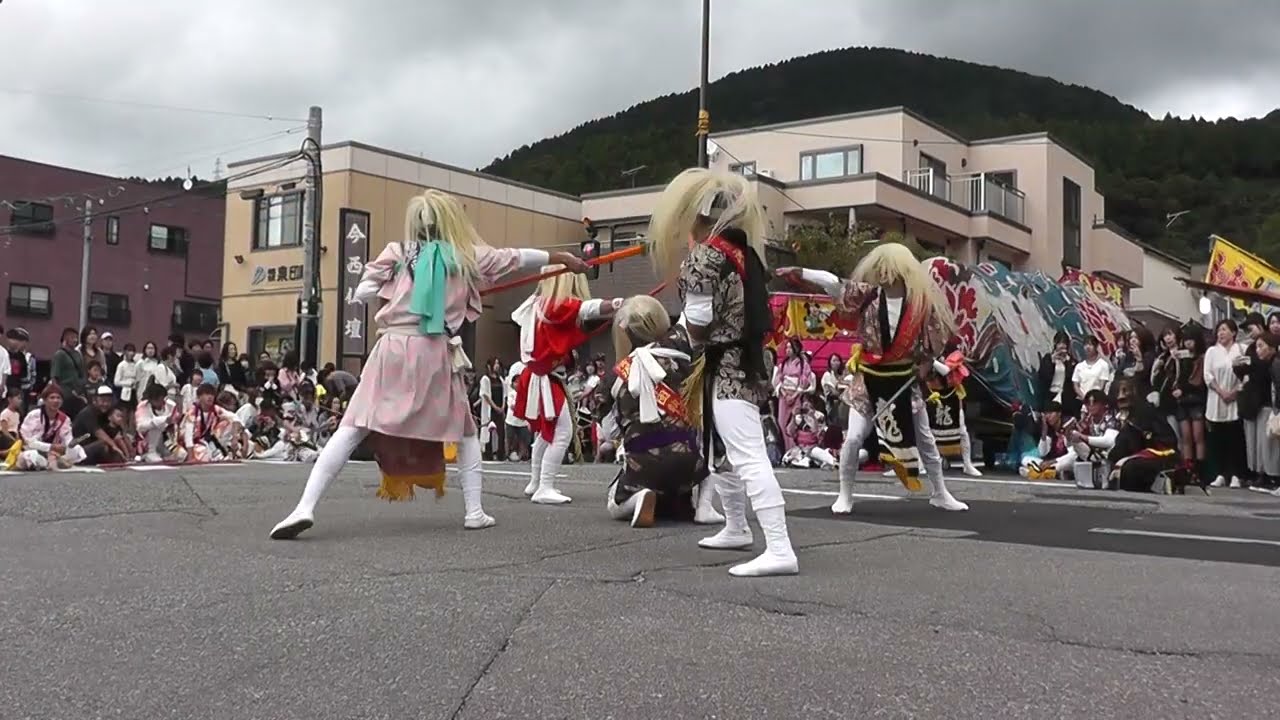 令和六年　ほうらい祭り　清沢町本町交差点