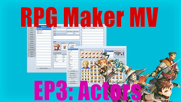 RPG Maker MV - Tutorial Ep.3 - Actors and Character Generator