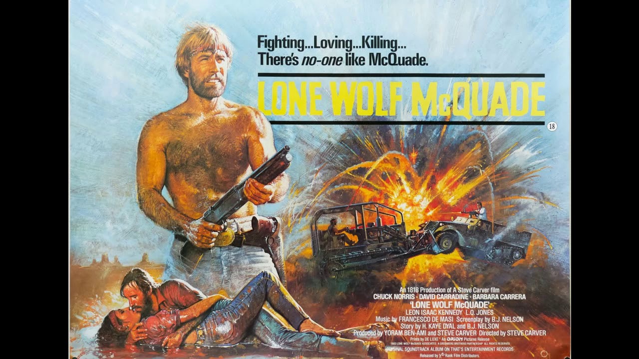 Lone Wolf End Credits (Lone Wolf McQuade soundtrack, 1983, Francesco De Masi) accords