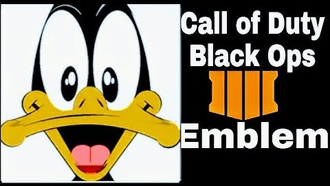 Call of Duty Black Ops 4 Cod Bo4 Emblem Tutorial