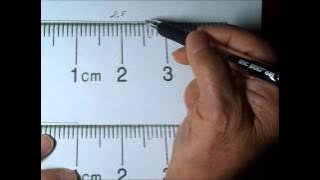 How to Measure length correctly using a Centimeter Ruler