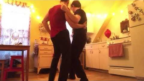 Tristan Brightman and Alain Andrieux fusion switch dancing at Ruby’s place. 2019