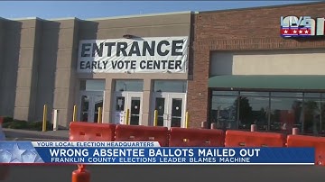 Scanning machine to blame for incorrect absentee ballots in Franklin County