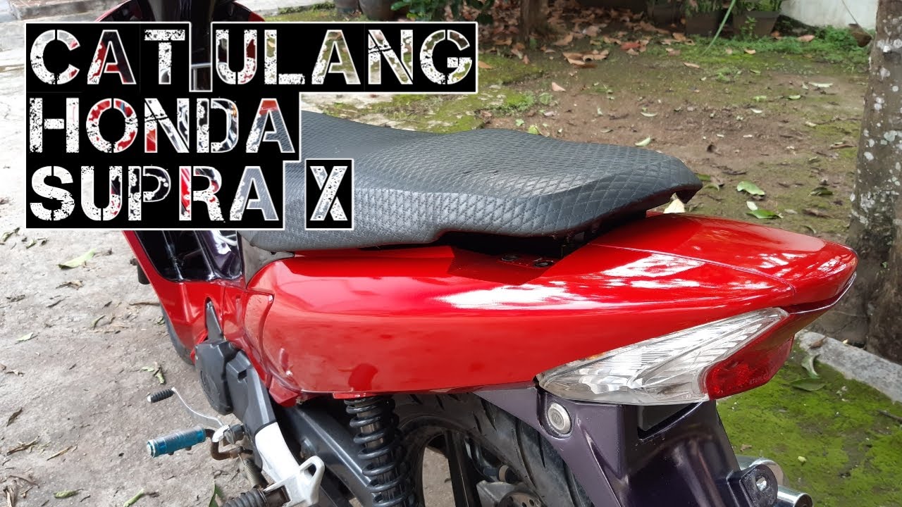  Cat  Ulang Honda Supra  X  125  Full Body YouTube