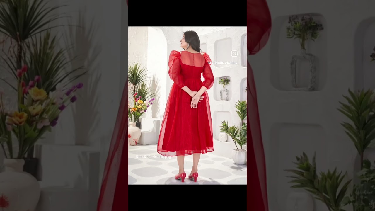 Western Dress &bull;&bull;&bull;&bull;&bull;&bull;❤️🤍#westernwear #designer #budgetfriendly #wedding #valentinesday#youtubeshorts