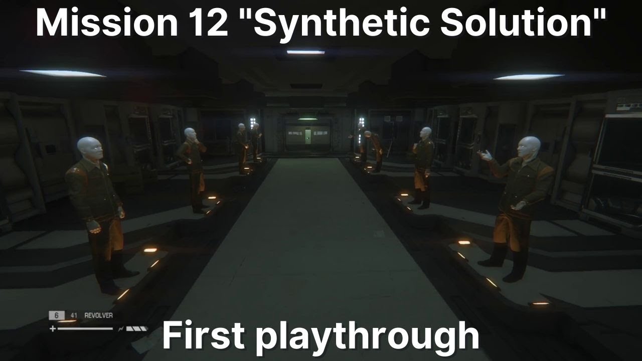 Alien: Isolation | Mission 12 "Synthetic Solution" | First playthrough ...