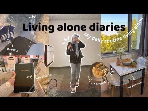 Living alone Diaries 🌸🦩|نهار كامل معايا (room deco🛋️- organisation 🎀- inboxing🛍️ - cleaning 🧼)