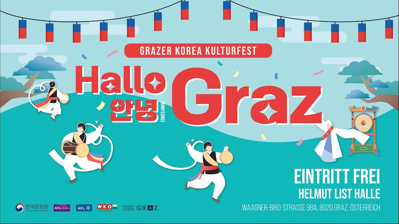 Hallo Graz, 안녕 [Annyeong] Graz! | Grazer Korea Kulturfest 2025  🇰🇷🤝🇦🇹