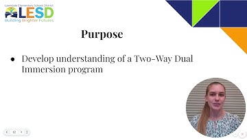 Dual Immersion: Two-Way Dual Immersion Program
