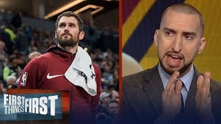 Nick Wright on the Cavaliers: Trading Kevin Love is not out of the question | FIRST THINGS FIRST