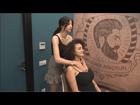 ASMR Female Massage Therapy | Head Massage | Face Massage | Body Massage