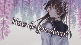 Nightcore - How Do You Sleep (Female Version) - (Lyrics) chords
