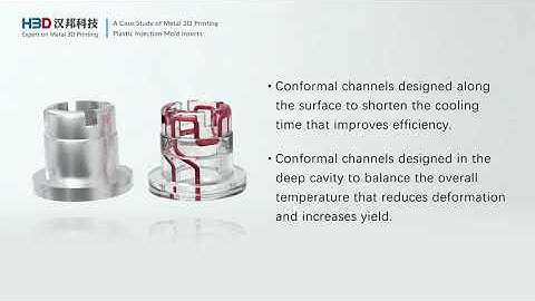 A case study of metal 3D printing plastic injection mold insert