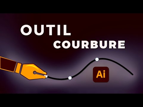 L'outil courbure dans Illustrator