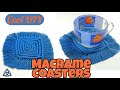 DIY Macrame Coasters | COOL and EASY Table Mat Decoration Ideas