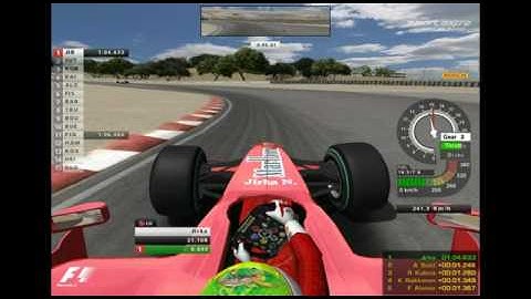 Rfactor f1 Ferrari Laguna Seca 2009