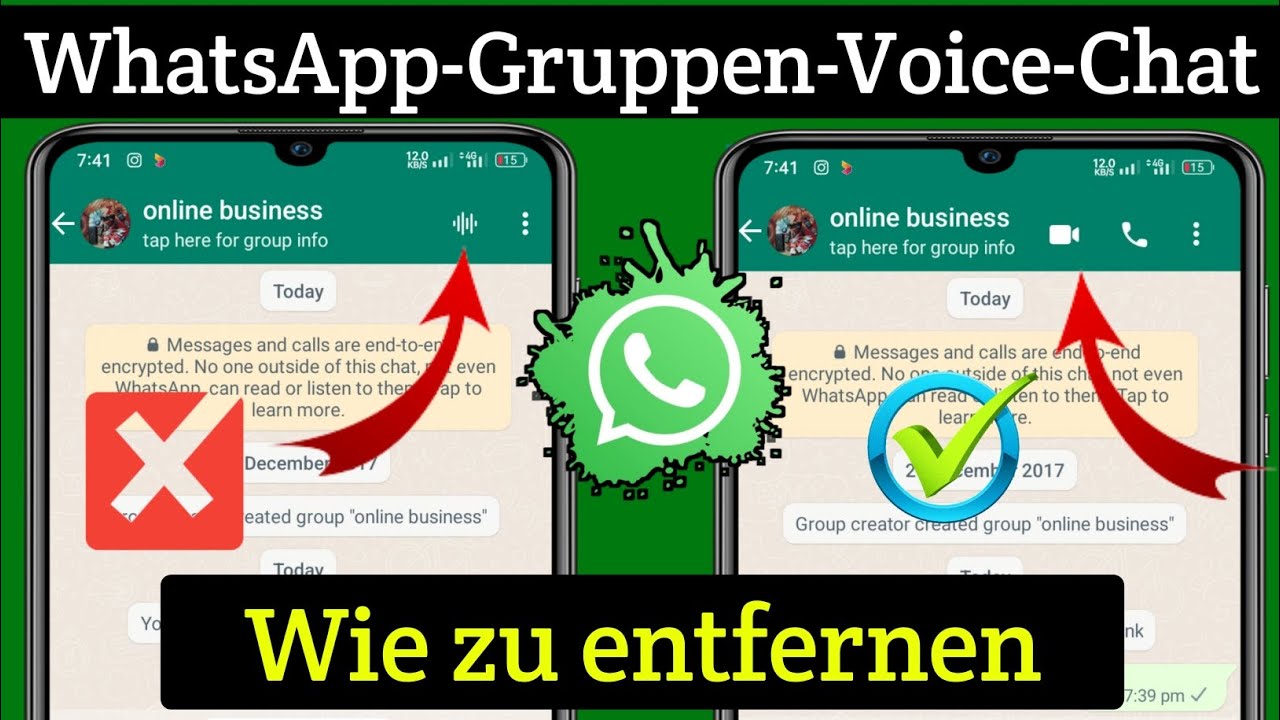 Kann Ich Einen Aus Der Whatts App Gruppe Entfernen Ohne Dass Er Es Bemerkt So entfernen Sie den WhatsApp-Gruppen-Voice-Chat | So deaktivieren Sie