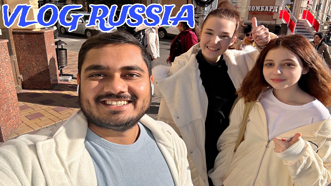VLOG RUSSIA RUSSIAN PEOPLES LIKES INDIAN MOVIES 🎥 LIFE OF INDIAN IN