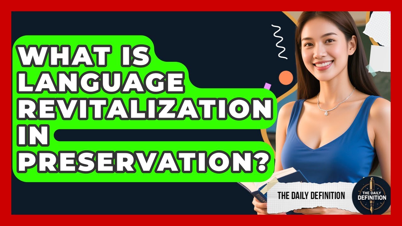 What Is Language Revitalization In Preservation? - The Daily Definition ...