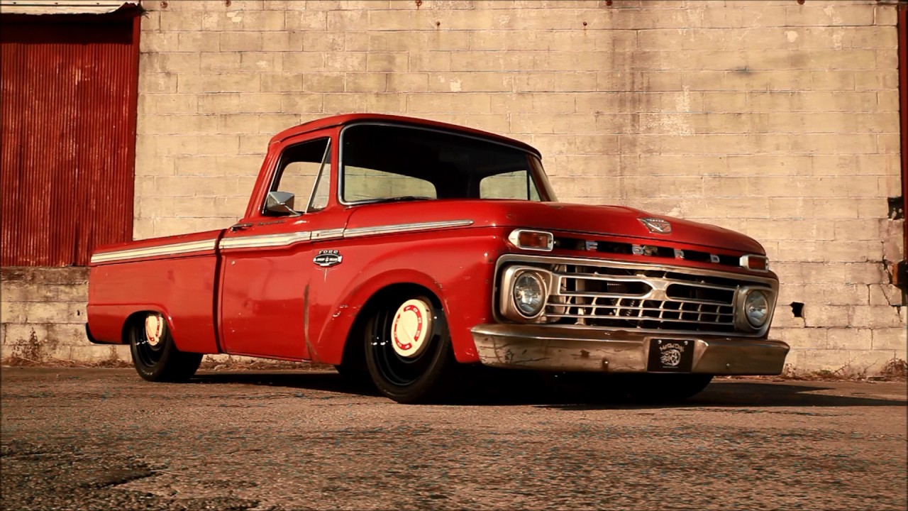 "Turpentine" Supercharged 1966 Ford F100 Slammed Air Ride Hot Rod FOR
