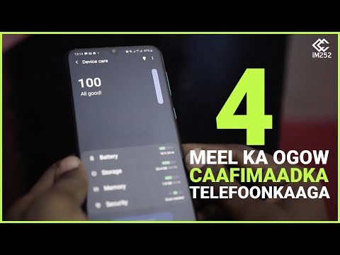 4 Meel ka ogow heerka caafimaadka telefoonkaaga (Android)