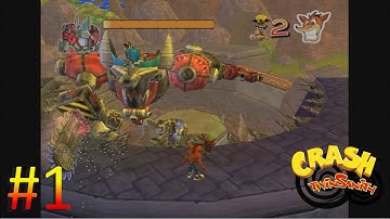 Crash Twinsanity - Dr. Cortex and Mecha Bandicoot Boss Fight