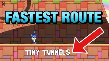 Fun Run 3 FASTEST Route / Best Route for Tiny Tunnels / Fun Run Arena
