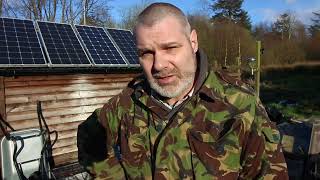 A typical afternoon living off grid in Scotland Uk…