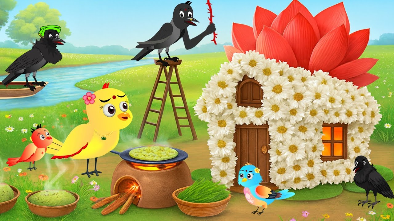 चिड़िया का फूल Flower का घर | Episode Rano | Chidiya Wala Cartoon | Tuni Acchi Cartoon | Chichu TV