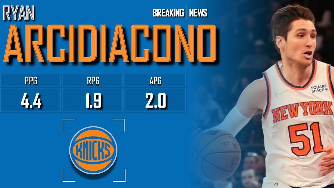 NEW YORK KNICKS: Ryan Arcidiacono ᴴᴰ