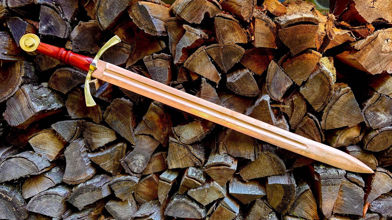 I made a REAL copper Minecraft Sword! - YouTube