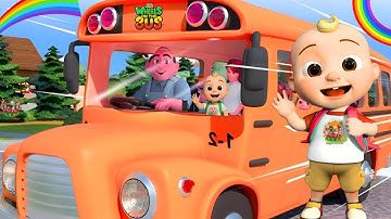 [ 4 MINUTE LOOP ] 🚍 Wheels on the Bus Sound Variations Remix 🎶 || Several Version | Giggle Rhymes