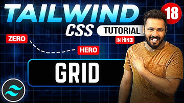 Tailwind css tutorial Hindi #18 Grid