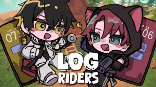 丸太の上に人生を賭ける男たち【Log Riders】夜十神封魔 × ローレンさん