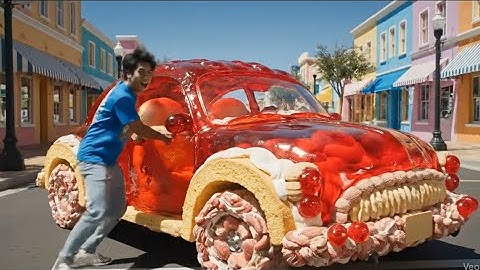 Which Ai Car would you choose? ASMR relaxation video google veo3 Ai satisfying relaxing sleep 