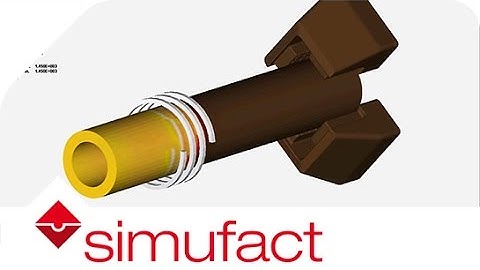 Heat treatment: Inductive heating of a pipe | Simufact