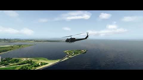 Nimbus Simulations UH-1 Startup and Flight (KSFO)
