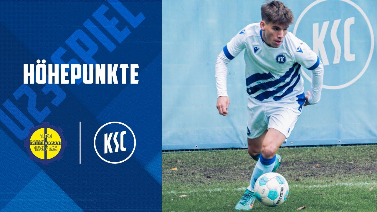 Höhepunkte 1. FC Mühlhausen - KSC U23