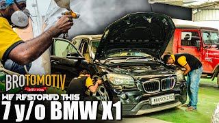 we Restored this 7 year old bmw x1 to brand New Condition