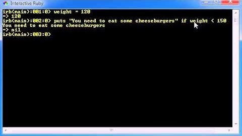 Learn Ruby Programming Lesson 14 - Decision Making