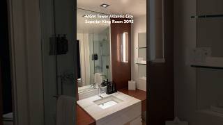 MGM Tower Superior King Atlantic City Rm 3095 May 2024 #atlanticcity #mgm #borgata
