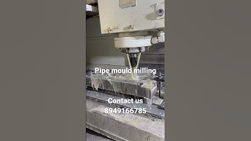 Pipe mold making on vmc #diemould #vmc #cnc #lmw #pattern #pipeband #pully