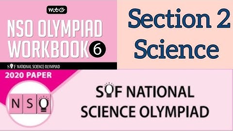 SOF National Science Olympiad (NSO) Section 2 Science 2020 Paper for Class 6