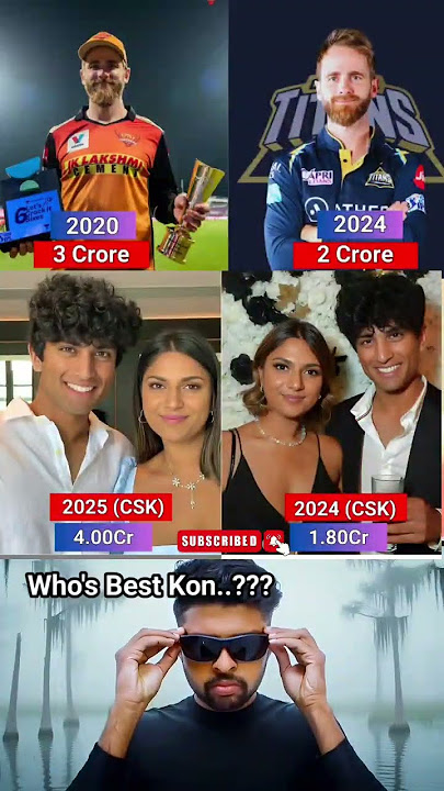 Rachin Ravindra vs Ken Williamson ipl auction salary #ipl #ipl2025 #msdhoni #ipl