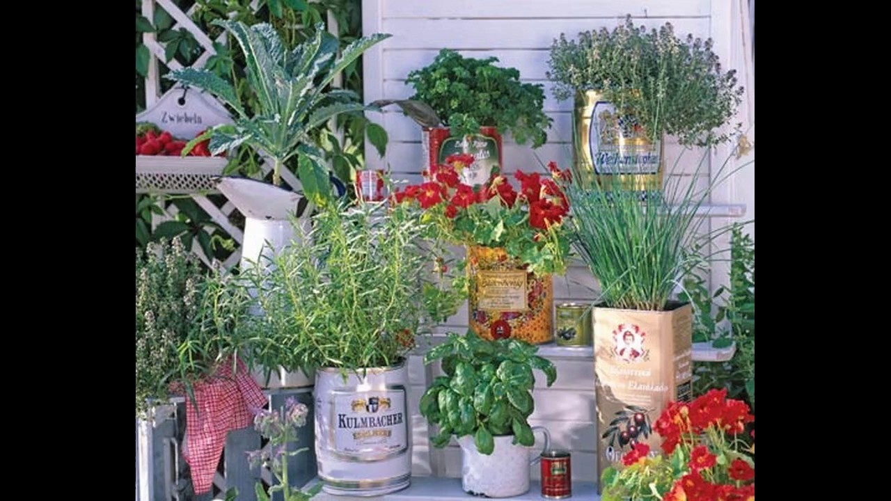 Herb Garden Design Photo / 60 Interesting DIY Container Herb Garden Design Ideas ...